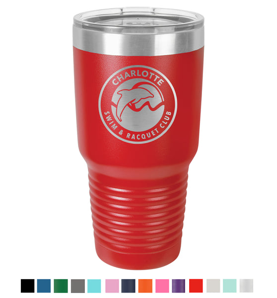 Stainless Steel 30oz Colored Tumbler<br>Official Logo